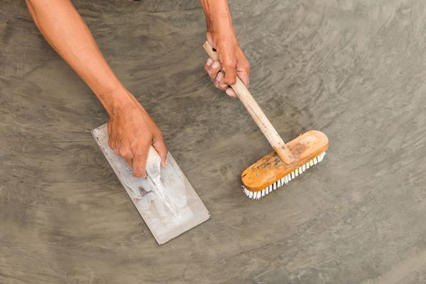 Driveway Concrete Staining in Franklin
