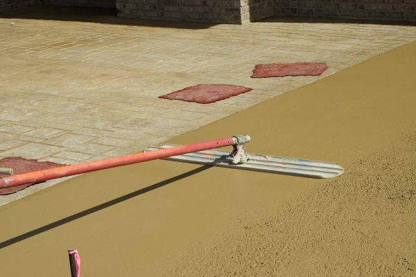 Stamped Pavement Installation in Franklin