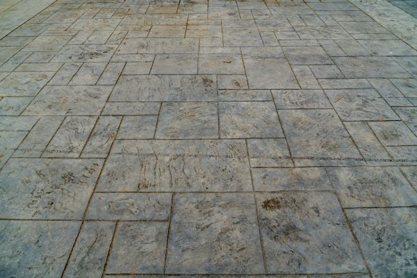 Stamped Patio Installation in Franklin