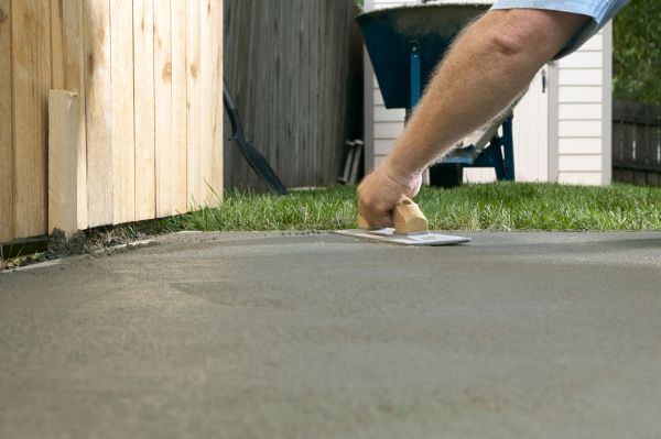 Concrete Patio Finishing in Franklin